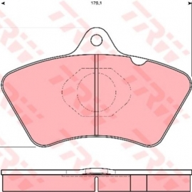 Колодки тормозні SETRA старий тип комплект 8шт.